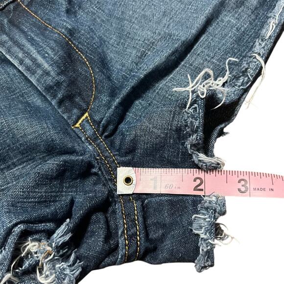 Y2K Old Navy Mid Rise Cut Off Shorts Size 8 - Picture 6 of 7